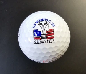 1998 U.S. Women's Open Blackwolf Run (Wisconsin) Logo Golf Ball Slazenger - Picture 1 of 3