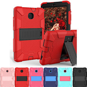 for Samsung Galaxy Tab A 8.0" T387 Shockproof Heavy Duty Case Stand Rubber Cover