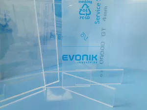 PLEXIGLAS ® ACRYLGLAS 10 mm PMMA Zuschnitt Platte Scheibe verschiedene Abm. - Bild 1 von 2