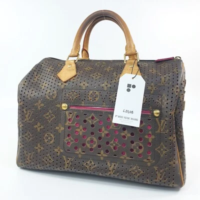 Authentic Louis Vuitton Perfo Speedy 30 Monogram M95180 Genuine Daily Bag LE568 - Image 1 of 4
