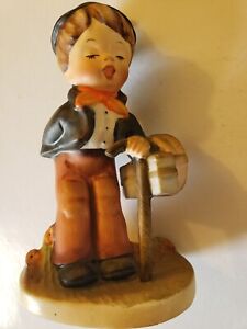 Vintage Napcoware Boy Cane Gifts Ceramic Figurine Made In Japan 7961