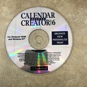 Broderbund Calendar Creator 6 For Windows - Afbeelding 1 van 2
