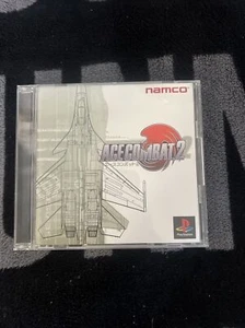 Ace Combat 2 PS1 PlayStation 1 NTSC-J Japanese Import Namco Boxed with Manual - Picture 1 of 4