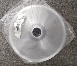 IKEA LYRA Lamp Shade Silver/Brushed Metal Pendant Light Shade New  Industrial - Picture 1 of 7