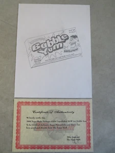 (MB) Topps Vault Wacky Packages Old School Series 1 Babble Yum ROUGH ART - Picture 1 of 3