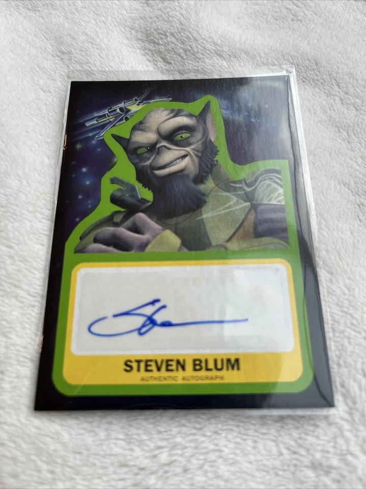 Star Wars Journey To Force Awakens Autograph Card: Steven Blum As Zen Orrelios - Image 1 of 1