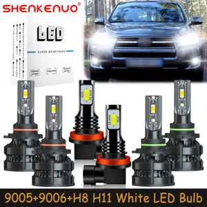 For Toyota RAV4 2006-2012 White LED Headlights High Low Beam Fog Light Bulbs Z8 - Picture 1 of 21