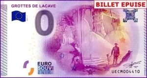 UECM / GROTTES DE LACAVE / BILLET 0 € / NULL EURO-SCHEIN / 0 € 2015-1 - Picture 1 of 1