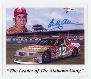 Biglietto da visita firmato Bobby Allison - pilota di auto da corsa NASCAR HOF Alabama Gang - Foto 1 di 2