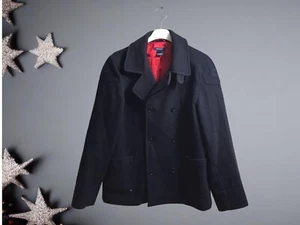 Teens/Boys GANT  2XL Double Breasted Black blazer Jacket Wool &cashmere Blend - Picture 1 of 7