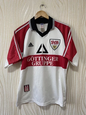 STUTTGART 1998 1999 HOME FOOTBALL SHIRT SOCCER JERSEY ADIDAS sz S MEN WHITE Cover