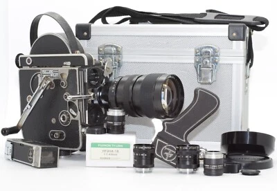 [5 lentes con CAJA] Bolex H16 REX Reflex 1960 modelo mango gatillo Japón enviar #C12 Foto 1 de 4