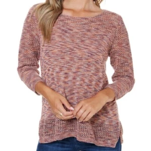 John Paul Richard Women's Space Dye Sweater Burnt Ochre Size XL NWT - Picture 1 of 2