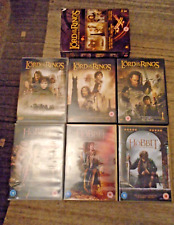 Lord of The Rings & The Hobbit Trilogy - 9-Disc DVD Set - Region 2 - VGC