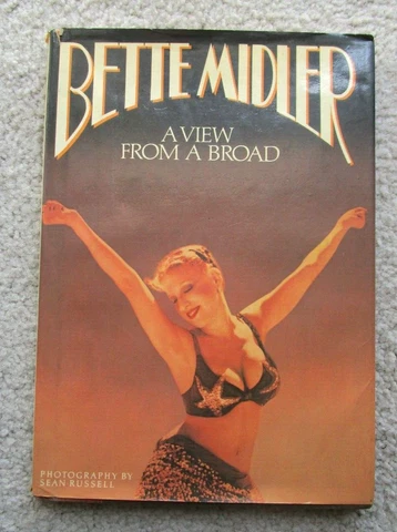 Bette Midler  Hand Signed A View From A Broad Hardcover 1st Ed Book Cover