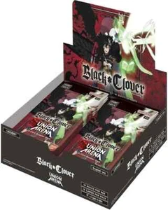 INGLÉS Union Arena UE08BT Negro Trébol Booster Box SELLADO DE FÁBRICA - Imagen 1 de 3