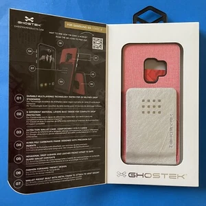 👻👻👻Ghostek Exec2 Series Case - Galaxy S9 - Pink/Silver Wallet Case - Picture 1 of 5