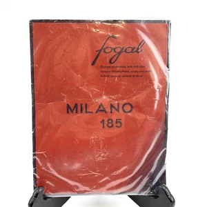 Fogal Milano 185 Strumpfhose | Opaque 60 DEN | Graphite Grau | Größe S | Seidig - Picture 1 of 8