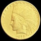 1911 Gold United States $10 Dollar Indian Head Coin *Mount Removed*