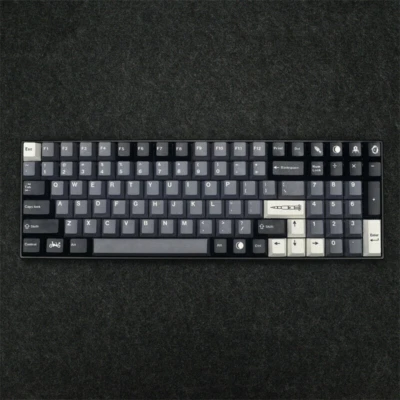 Apollo Theme Keycap Gray Cherry Profile 129 Key Dye-sub for Cherry MX Keyboard - Image 1 of 4