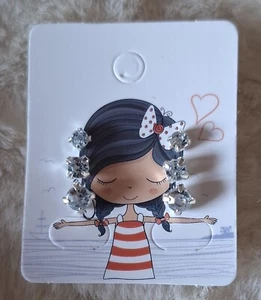 Lot de 3 paires de boucle d'oreille strass Blanc en 3 tailles, neuf - Picture 1 of 2