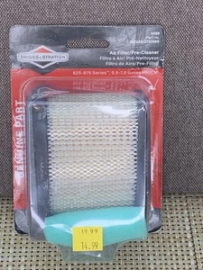 NUOVO ORIGINALE OEM BRIGGS & STRATTON PART # 5059K FILTRO ARIA; REP. #697029 & 273356S - Foto 1 di 14