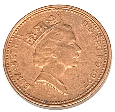 # C5790    GREAT BRITAIN     COIN,     ONE PENNY     1997 - Image 1 of 2