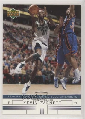 2002 Upper Deck Spokesmen Set National Convention Kevin Garnett #N-14 HOF - Image 1 of 2