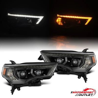 Fit 14-20 Toyota AREX 4Runner PRO-Series G2  Alpha-Black Projector Headlights - Изображение 1 из 4