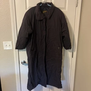 Wintermantel Damen Gr. M Eddie Bauer Premium Qualität Gänsedaunen lang schwarz - Bild 1 von 16