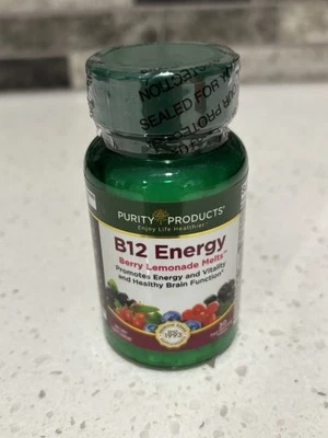 Produtos Pureza | B12 Energy, Limonada de Bagas Derrete, 30 Comprimidos 9/25 Selado - Imagem 1 de 4