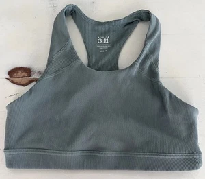 Athleta Girls Green Athletic Bra Size Medium 8-10 - Picture 1 of 3