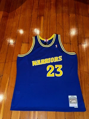 Golden State Warriors Basketball Jersey Mitch Richmond Mitchell & Ness 2XL NBA - Image 1 of 4