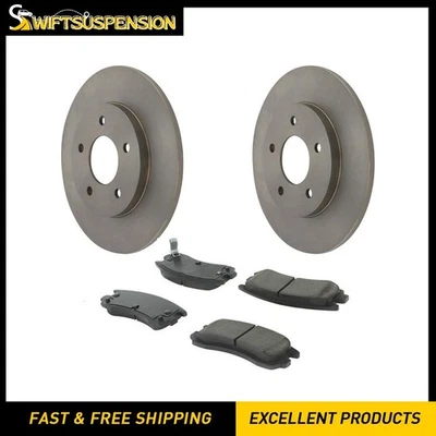 Conjunto de pastilhas de freio a disco traseiro C-Tek rotor de freio a disco compatível com Chevrolet Lumina 1995-1999 - Imagem 1 de 4