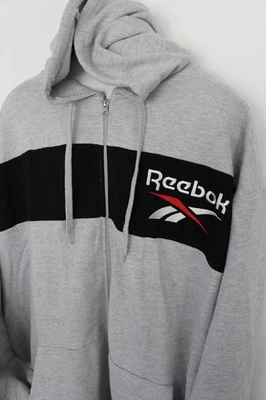 REEBOK MEN'S MULTI-COLOR FULL ZIP HOODED SWEATSHIRT SZ: 3XLT 3XT XXXLT NWT - Image 1 of 3