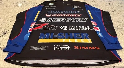 Miles "Sonar" Burghoff Bassmaster Open Series Pro Autographed Tournament Jersey - Image 1 of 3