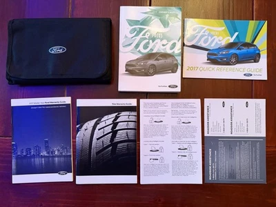 2017 Ford Focus Owners Manual Set With Case S SE SEL TITANIUM Sync & Navigation - Image 1 of 4