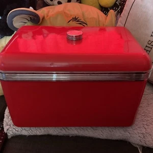 Swan Retro Red Bread Bin - Picture 1 of 4