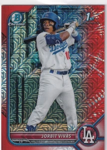Jorbit Vivas - /25 Orange - 2022 Bowman Mega - Picture 1 of 2