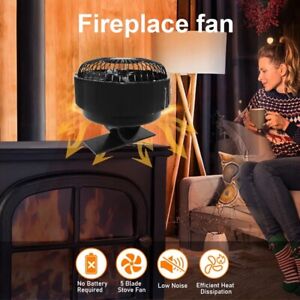 Eco Friendly Heat Circulating Stove Fan Self Powered No Batteries Needed