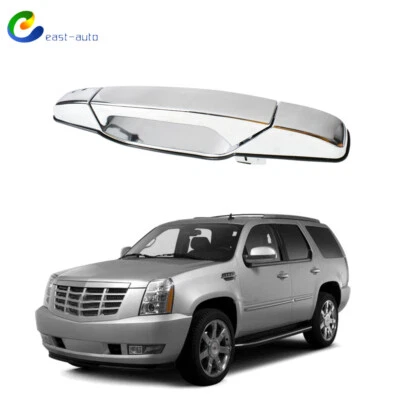 Manija de puerta izquierda plateada totalmente nueva para Cadillac Escalade 2007-2014 Foto 1 de 4