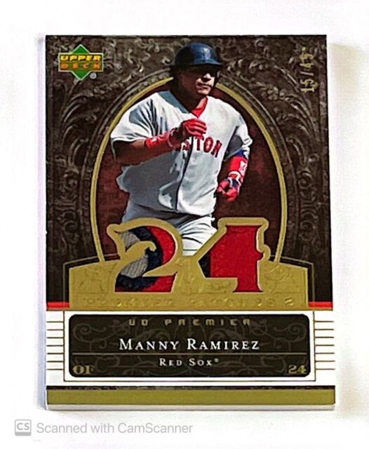  2002 Donruss Originals Gamers Manny Ramirez Game Worn Jersey  Baseball Card #ed/500 Manny Ramirez : Collectibles & Fine Art