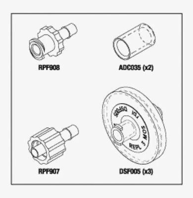 DENTSPLY Cavitron® BOBCAT® Pro - G130 RPI# DSK001 OEM#90172 3filter Replace kit