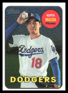 2018 Topps Heritage Kenta Maeda  Chrome #'d /999 THC-94 Los Angeles Dodgers