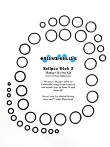 Kit de juntas tóricas marcador de paintball Planet Eclipse Ego Etek 2 2 reconstrucciones - mercado de accesorios - Imagen 1 de 1