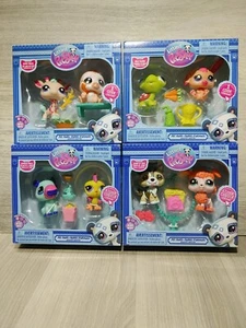 Juegos de pares de mascotas Littlest Pet Shop G7 - Wave 2 - Juego de 4 pares (8 mascotas) - Imagen 1 de 9