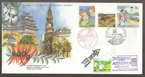 1988 AEROPEX88 Adelaide Goodwill City of Mimeji JAPAN Commemorative Cover - Foto 1 di 2