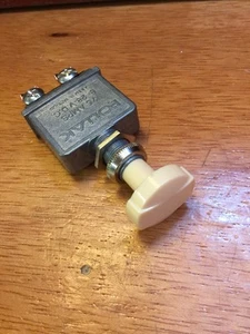 VINTAGE DASH PANEL POLLAK SWITCH FOG LIGHT ART DECO KNOB RAT ROD HOT TRUCK SCTA - Bild 1 von 6