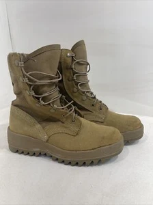 MCRAE 8" RIPPLE HOT WEATHER USA-MADE MILITARY BOOTS 8188 / COYOTE - Size 5r - Picture 1 of 2