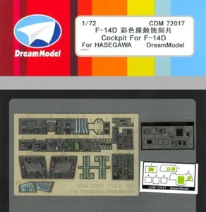 Dream Models 1/72 GRUMMAN F-14D TOMCAT Photo Etch Detail Set - Picture 1 of 2